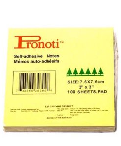 Giấy Note Vàng 3×3 Pronoti 7.6 x 7.6cm