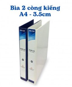 Bìa 2 còng bóng kính 3.5F