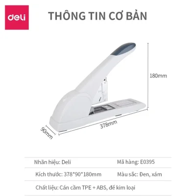 Dập ghim đại Deli 395 (210 tờ)