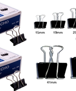 Kẹp đen Echo các kích thước - 15mm