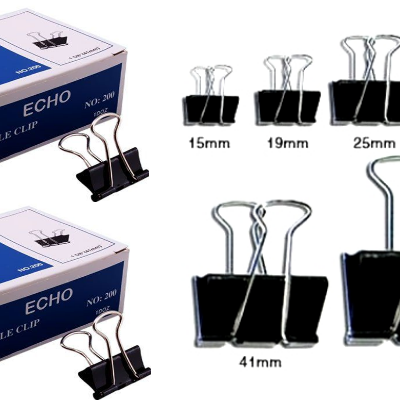 Kẹp đen Echo các kích thước - 15mm